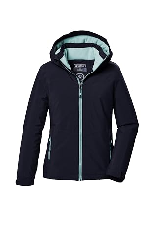 killtec Mädchen Funktionsjacke/Outdoorjacke mit Kapuze KOW 352 GRLS JCKT, schwarz, 152, 42145-000 im Sale